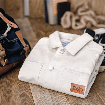 Maden 13.5 oz Natural Cotton Chore Coat