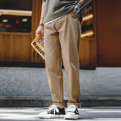 Maden 11.7 oz Khaki Raw Selvedge Jeans