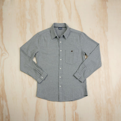 Maden Grey Cotton Flannel Shirt