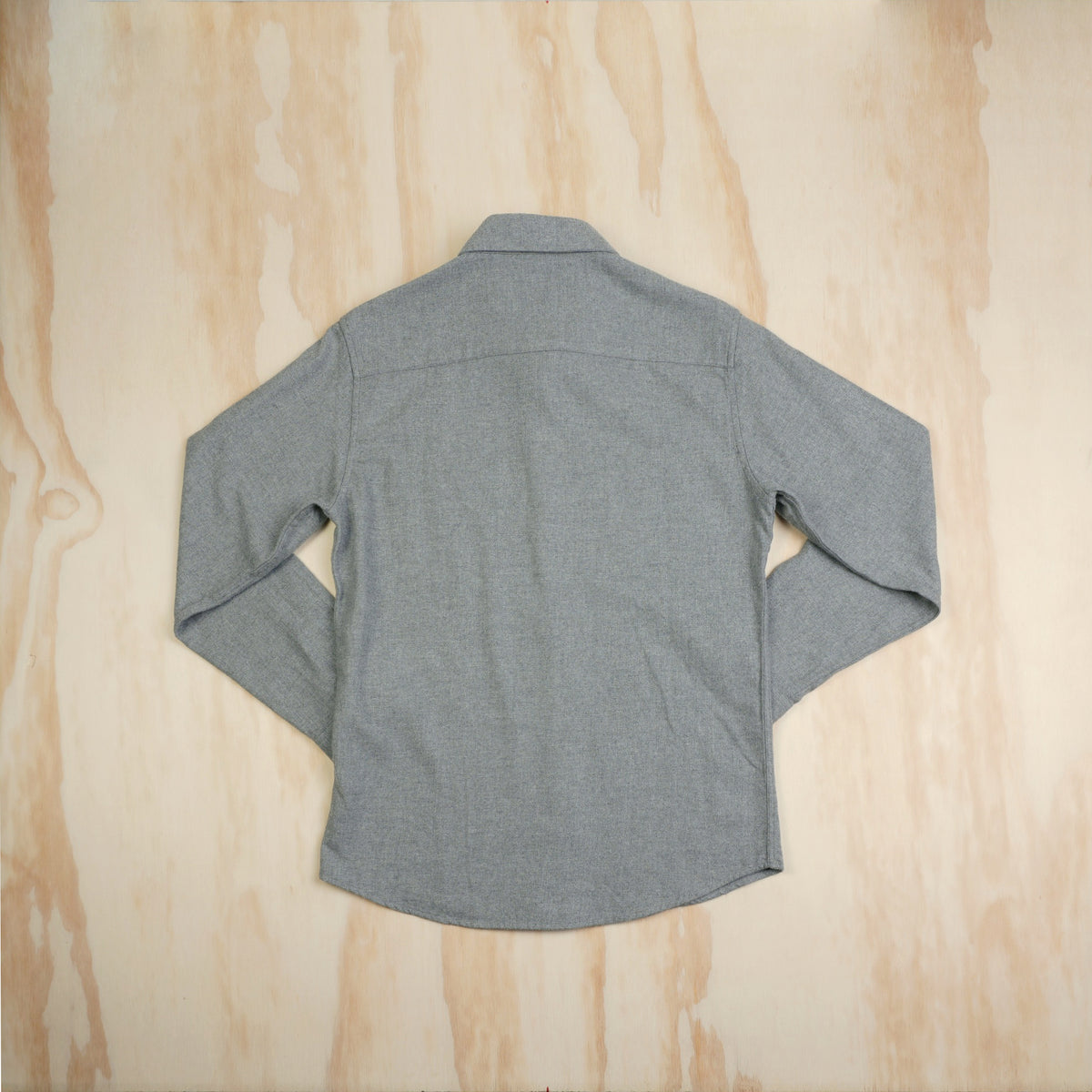 Maden Grey Cotton Flannel Shirt