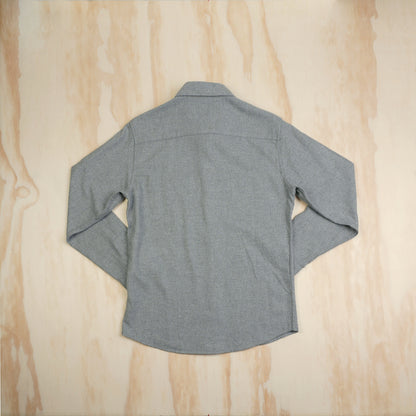 Maden Grey Cotton Flannel Shirt