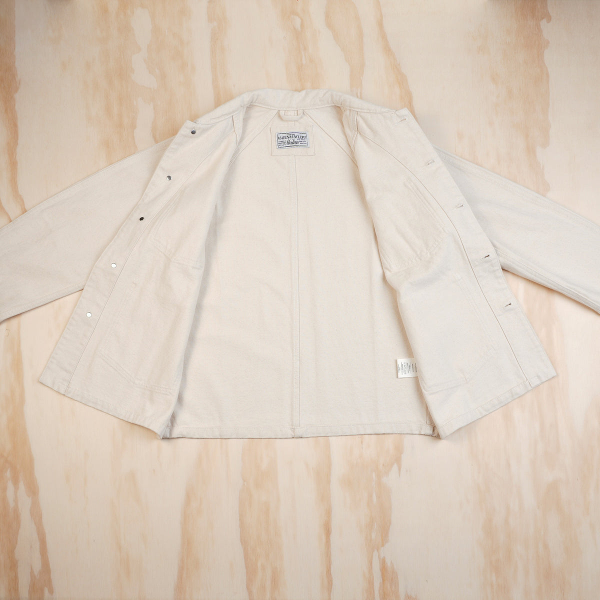 Maden 13.5 oz Natural Cotton Chore Coat
