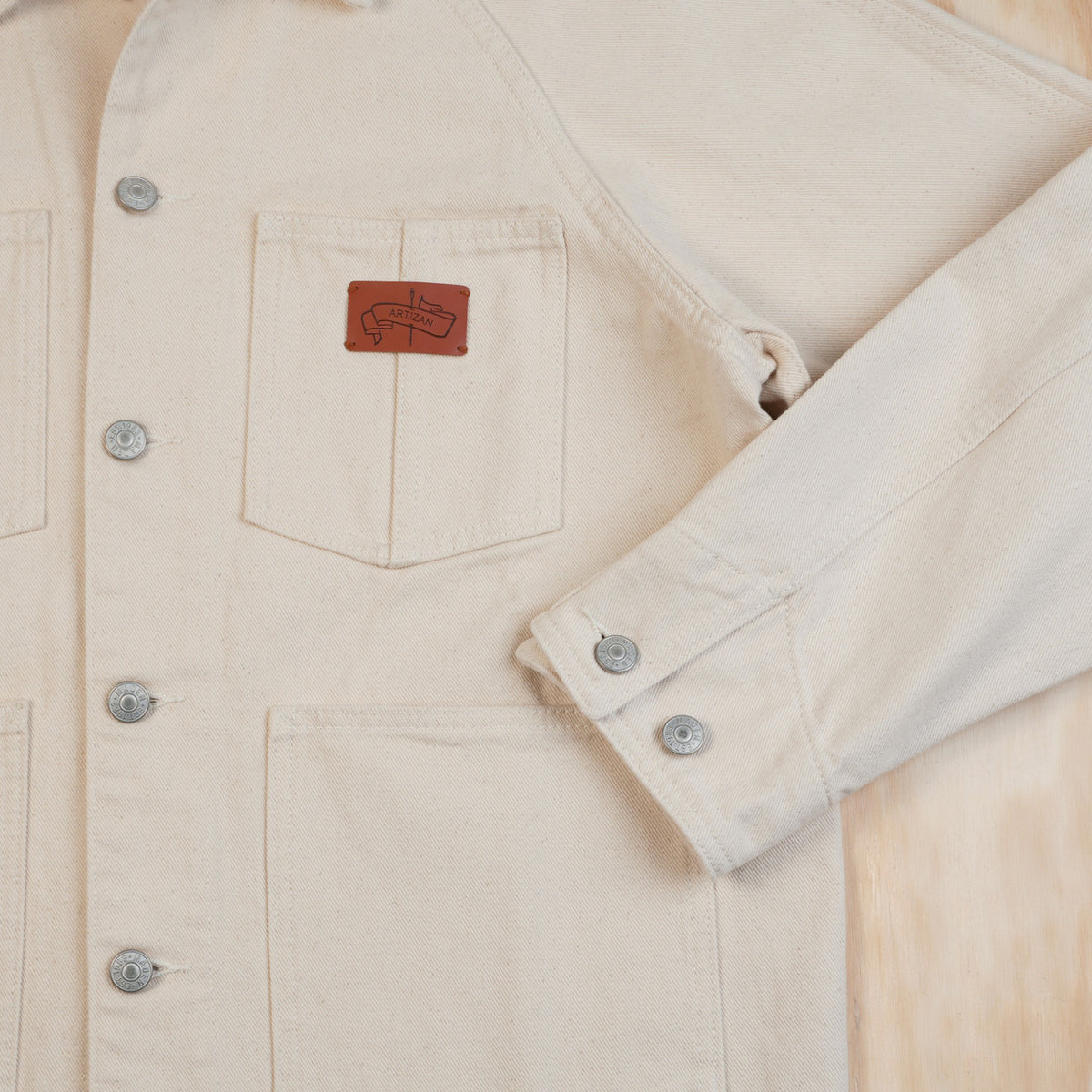 Maden 13.5 oz Natural Cotton Chore Coat
