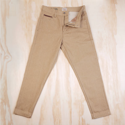 Maden 11.7 oz Khaki Raw Selvedge Jeans