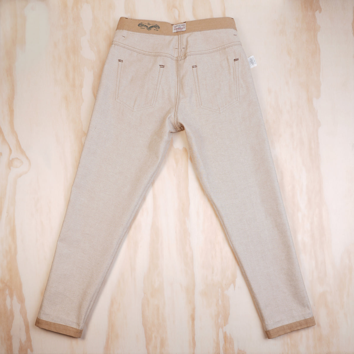 Maden 11.7 oz Khaki Raw Selvedge Jeans
