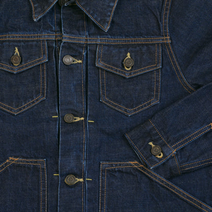 15 oz Selvedge Denim Jacket - One Washed